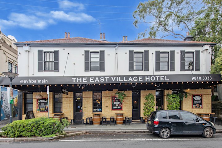 The East Village pub in Darling Street, Balmain.