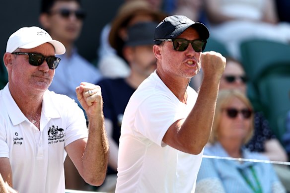 Cruz Hewitt’s father, former world No.1 Lleyton, knew when he was needed, but it wasn’t enough.