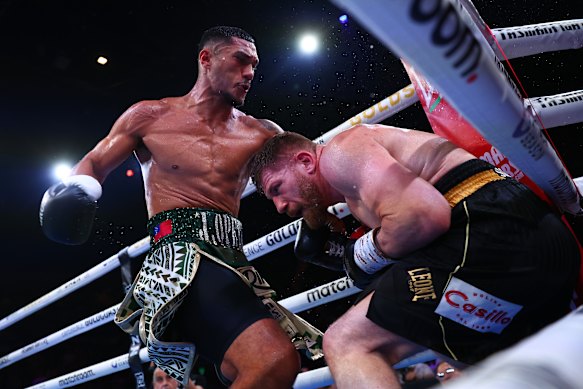 Jai Opetaia (left) is Australia’s best boxing hope right now.