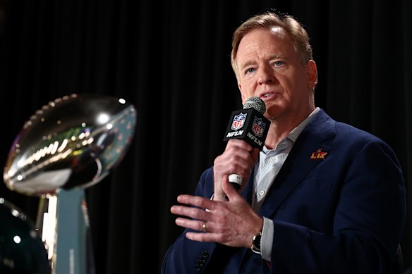 NFL commissioner Roger Goodell.