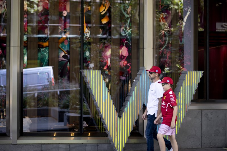 The W Hotel has benefited from the F1 Grand Prix fuelling the Melbourne economy.