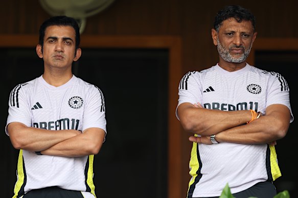 India head coach Gautam Gambhir and batting coach Sitanshu Kotak.