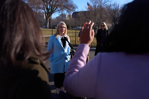 White House press secretary Karoline Leavitt hosed down speculative reports and said only Trump knew what he was going to do.