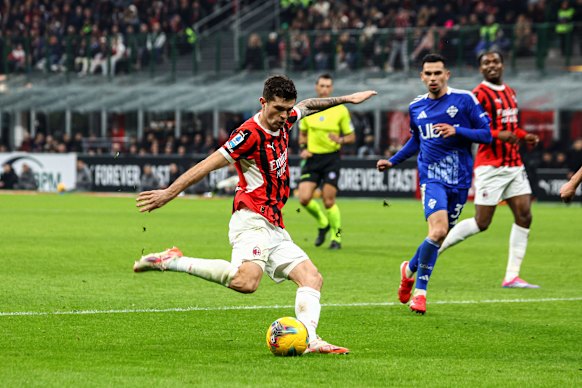 Italian soccer giants AC Milan were lined up for an historic Serie A fixture – in Perth.