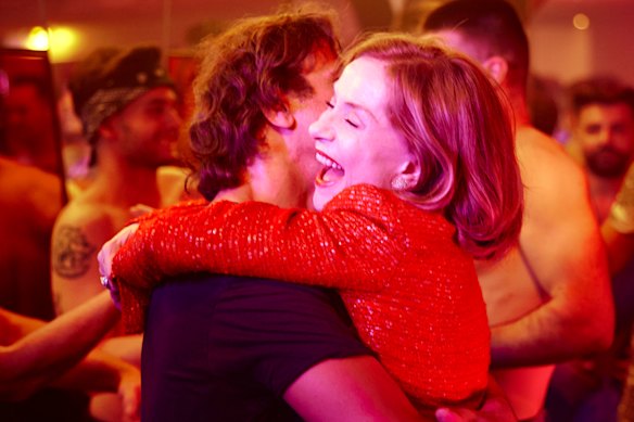  Isabelle Huppert with Laurent Lafitte in The Richest Woman in the World.