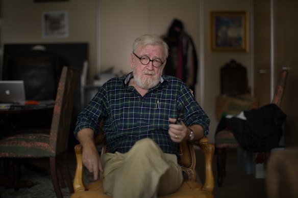 Robert Richter in his chambers in 2018. 
