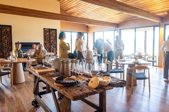 Barragunda is set on a large Mornington Peninsula farm, which drives the menu.