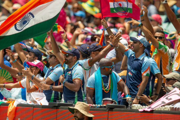 Les fans indiens seront en force pour la Coupe du monde T20 en Australie.