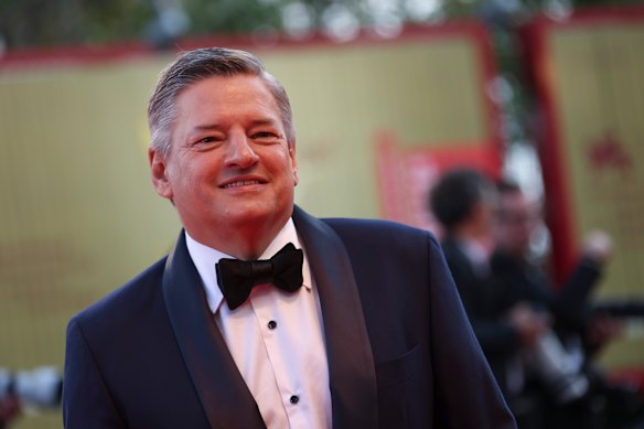 Netflix CEO Ted Sarandos at the opening ceremony of the 79th Venice Film Festival in August 2022.