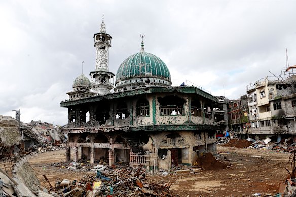Philippine government forces fought an intense battle to recapture the southern city of Marawi on Mindanao from Islamic State fighters in 2017.