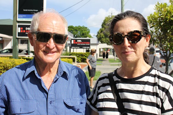 Richard Dower and Marcia Burke feel Brisbane City Council has not been receptive to community concerns. 
