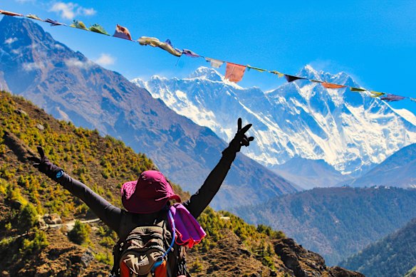 The sight Everest represents something gargantuan.
