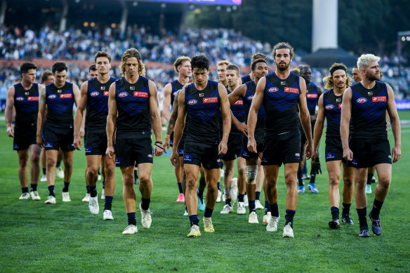 The Dockers were disappointed to give up their lead late in the game
