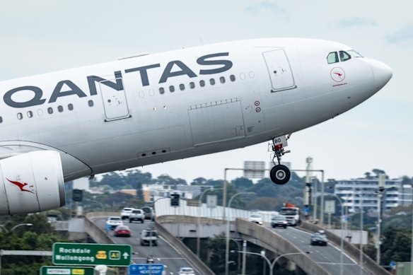 Qantas’ fuel bill has taken off and is expected to eat into its profits.