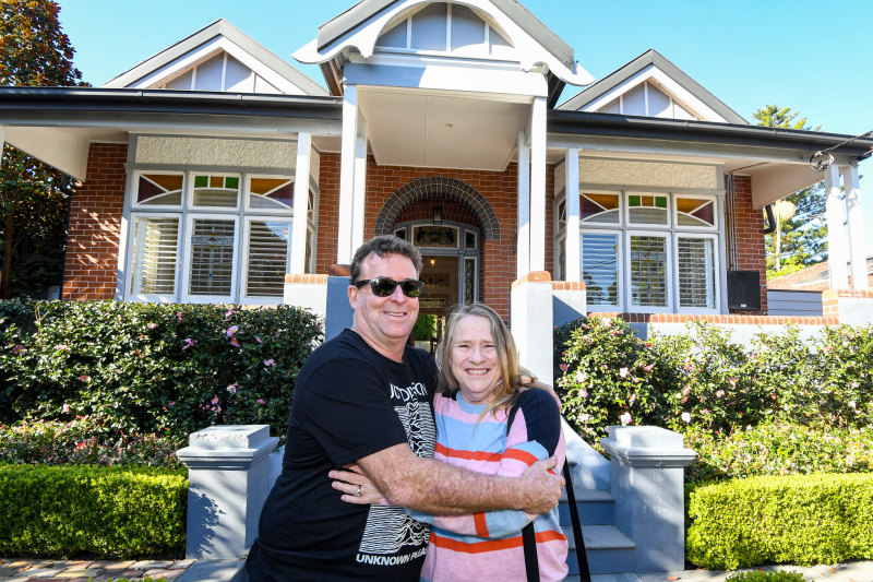 Buyers Chris and Elizabeth McNamara were thrilled with their new home.