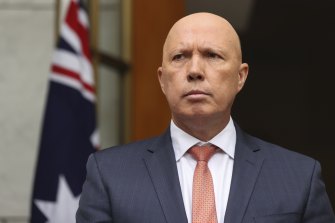 Le ministre de la Défense Peter Dutton.