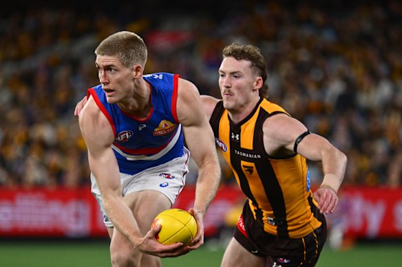Luke Beveridge says Tim English is contracted at Whitten Oval until 2029.
