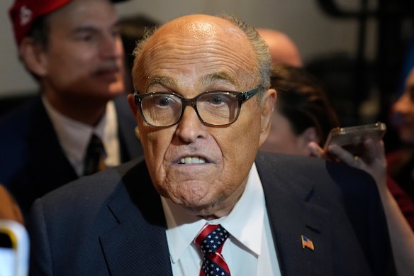 Former New York mayor Rudy Giuliani.