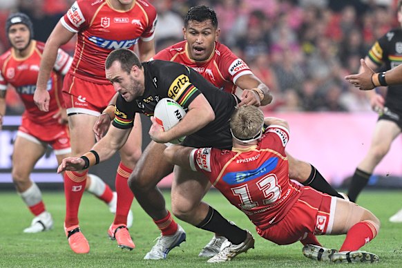 Isaah Yeo doing the hard work earlier this year.