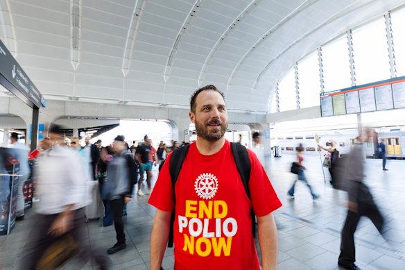 Each year, Dave Anderson attempts to travel through all 185 stations on Sydney’s rail network in a single day to raise money for charity.