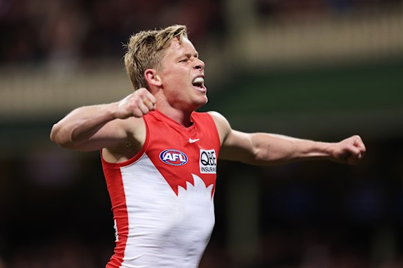 Isaac Heeney and the Swans would have featured in a  2025 wildcard round.