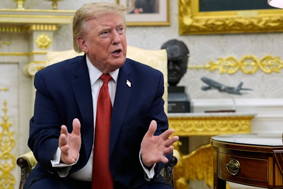 Donald Trump in the Oval Office on Monday. He said Iran was not willing to make the kind of deal he thought acceptable.