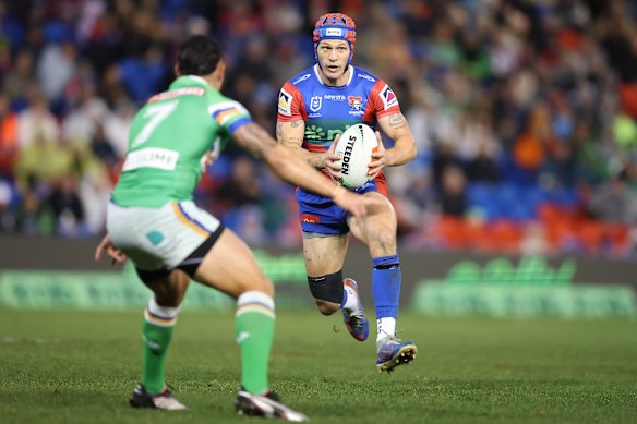 Knights fullback Kalyn Ponga.