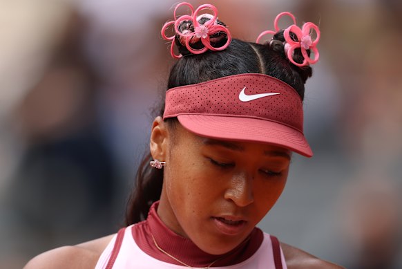 Naomi Osaka at the French Open.