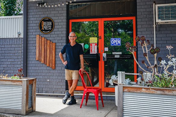 Oregon Express Café owner George Zervides, Eltham North.