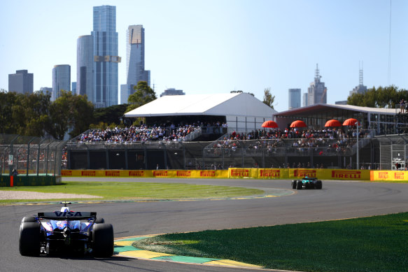 El árbol de Albert Park se celebra desde 1996 Gran Premio de Australia.