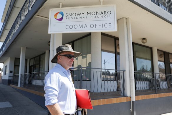 Andrew Thaler at Snowy Monaro Regional Council last year.