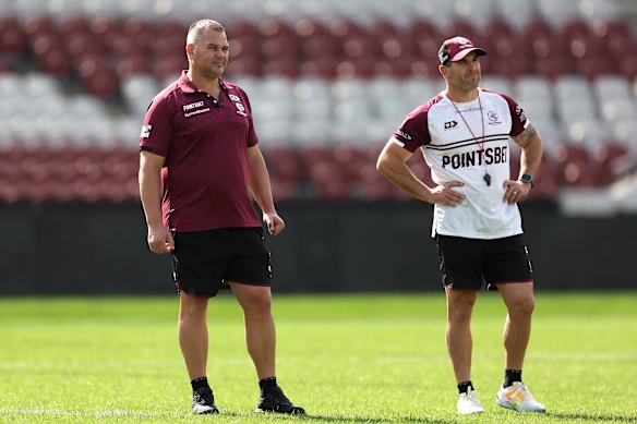 Michael Ennis is departing Manly, despite being sounded out to succeed Anthony Seibold.