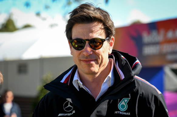 Toto Wolf en el Gran Premio de Melbourn en 2023.