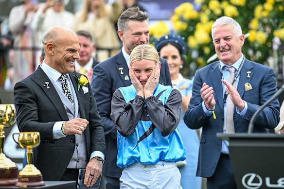 Melham soaks up the enormity of her achievement.