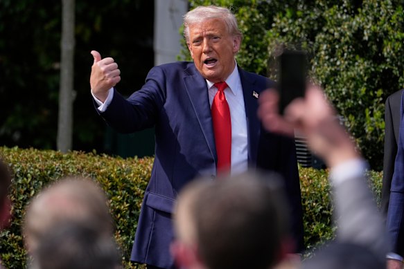 US President Donald Trump says China had been in touch since the imposition of tariffs, expressing optimism that they could reach a deal.