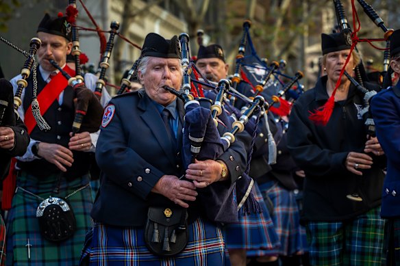 The Tartan Day Parade.