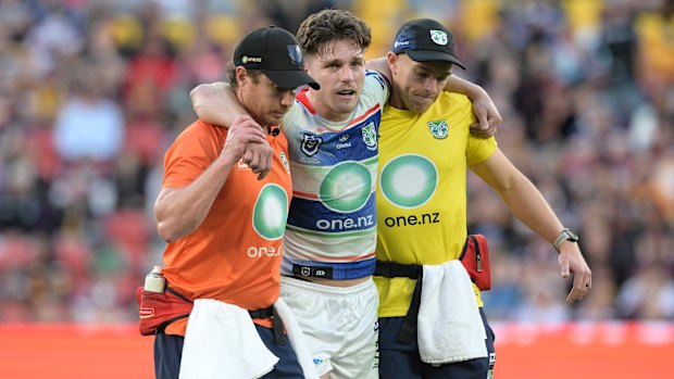 Luke Metcalf was leading the 2025 Dally M count before he suffered a season-ending knee injury in June.