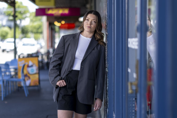 Former hospitality worker Jamie Bucirde, now an advocate for safe workplaces, says change is needed.