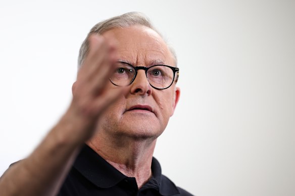 Prime Minister Anthony Albanese gave scant details on the government’s plans for the port of Darwin at a press conference in Longreach, Queensland on Saturday.