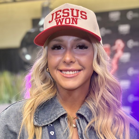 Shelby Sylvester, 20, says she would vote for Donald Trump again in 2028 if she had half the chance. If not, J.D. Vance will do.