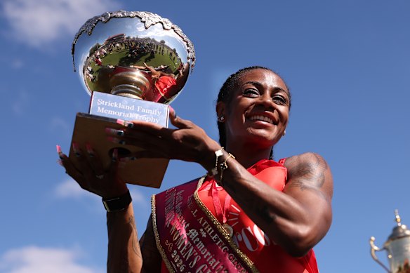 Sha’Carri Richardson took the honours in the Stawell Gift.