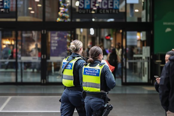 PSOs and police have been deployed to prevent crime in shopping centres.