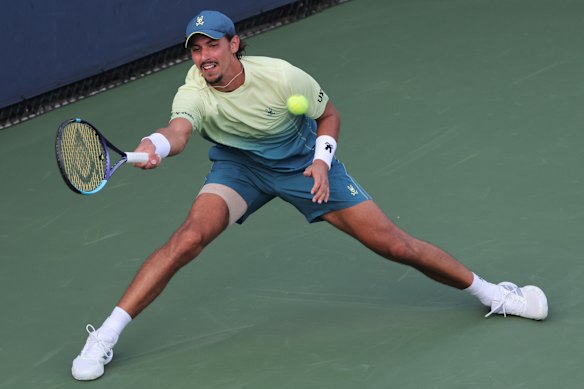Alexei Popyrin is out of the US Open in the second round.
