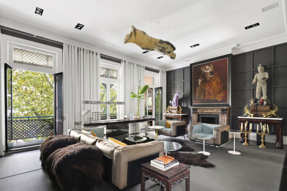 The Potts Point terrace of Alexander Michael and his late partner Tony White was home to their extraordinary art collection for decades.