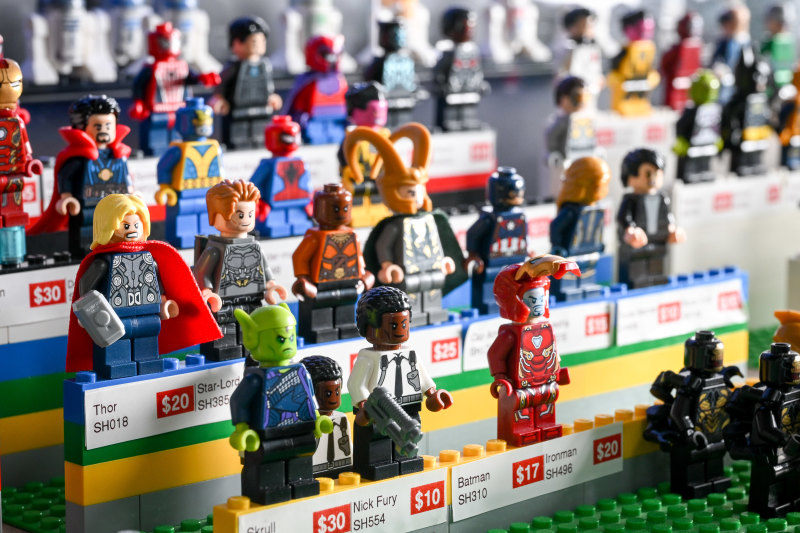 Interactive stores such as LEGO are proving popular with city shoppers.