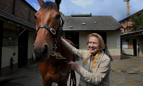 Gai Waterhouse was among those to give access to their stables in National Thoroughbred Week.
