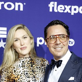 Olivia Nuzzi and Ryan Lizza attend a White House Correspondents’ Dinner after-party in April 2023.