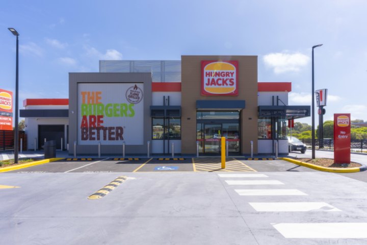 A 5 per net cent return following a vendor bid was not enough to entice further bids for this Hungry Jack’s in Yanchep north of Perth.