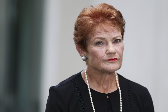 Pauline Hanson has been in the US for weeks, missing an entire fortnight of parliamentary sitting.