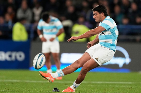 Santiago Carreras has big shoes to fill at five-eighth for Argentina.